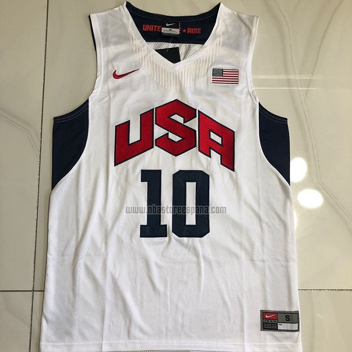 Camiseta USA 2012 Kobe Bryant NO 10 Blanco